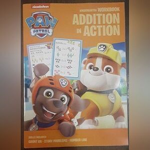 Nickelodeon PAW Patrol Addition in Action Workbook - Brand New